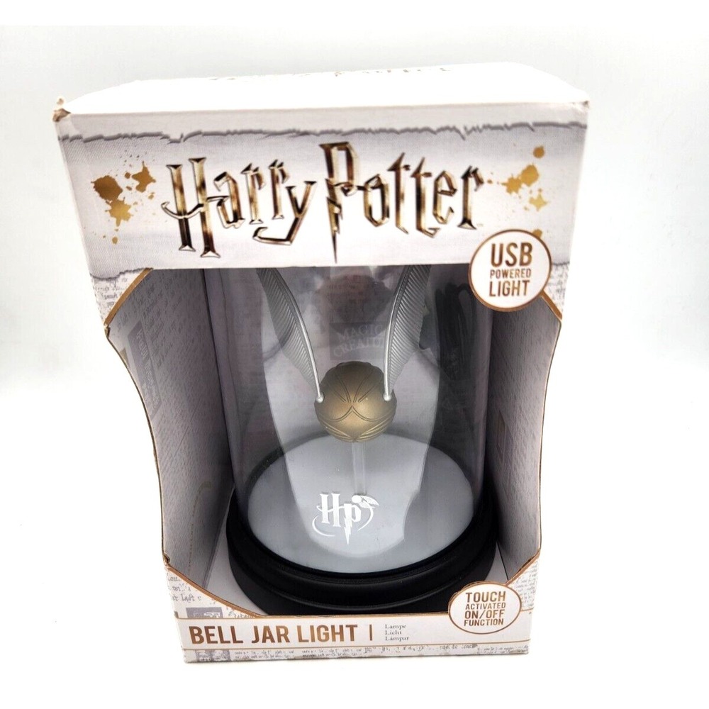 Official Harry Potter Bell Jar Light Touch Lamp - New in Open Box Works